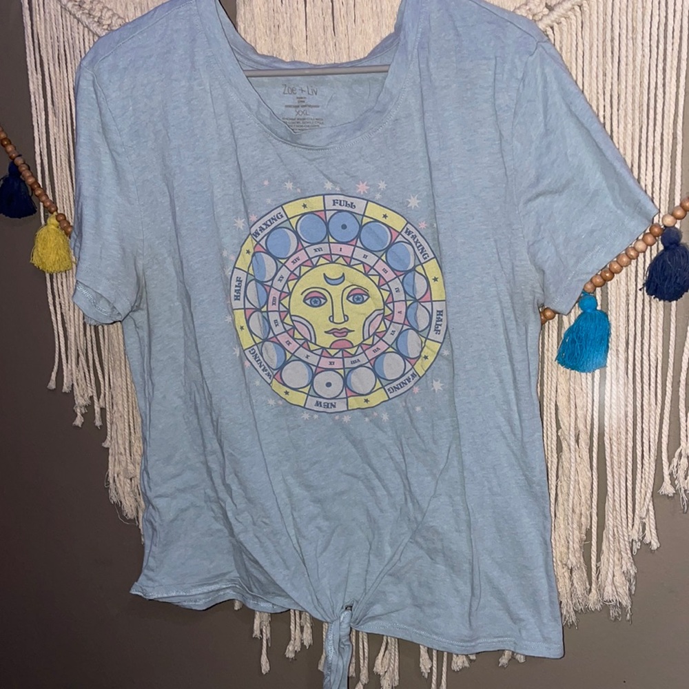 Blue Celestial Crop Top